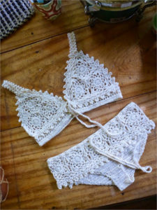 Crochet White Bikini