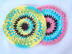 Crochet Circle Dishcloth