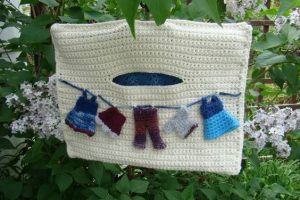 Crochet Clothespin Bag