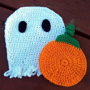 Crochet Halloween Dishcloths