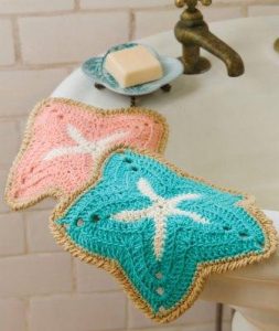 Crochet Starfish Dishcloth
