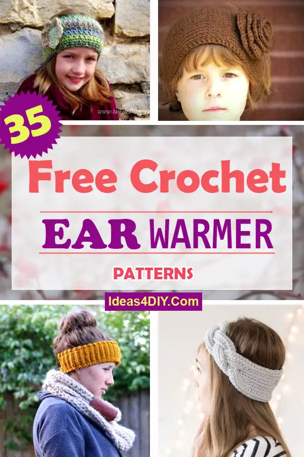 35 Free Crochet Ear Warmer Patterns [Amazing]