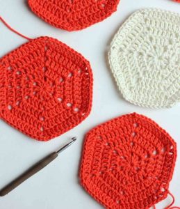 Hexagon Crochet Dishcloth