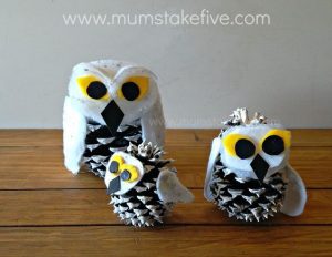 Pine Cone Owl Project