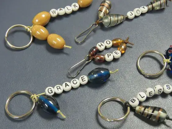 Beaded Keychain Craft