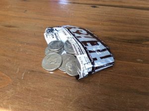 Candy Wrapper Coin Purse