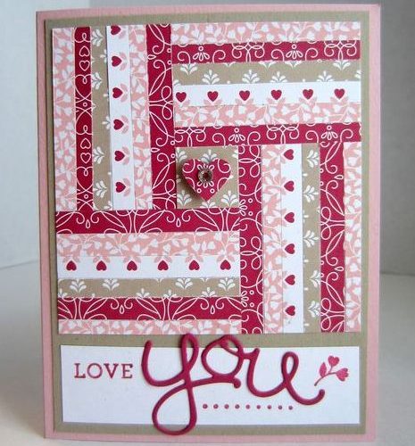 Cute Washi Card Valentines Card