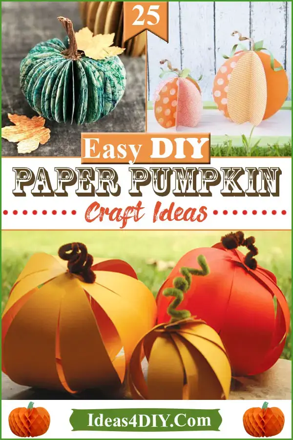 DIY paper Pumpkin Craft Ideas