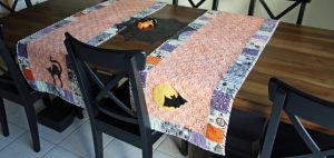 Halloween Table Runner Quilted