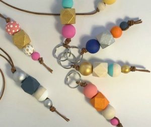 Keychains Made from Beads