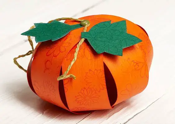 Make 3D Paper Pumpkin