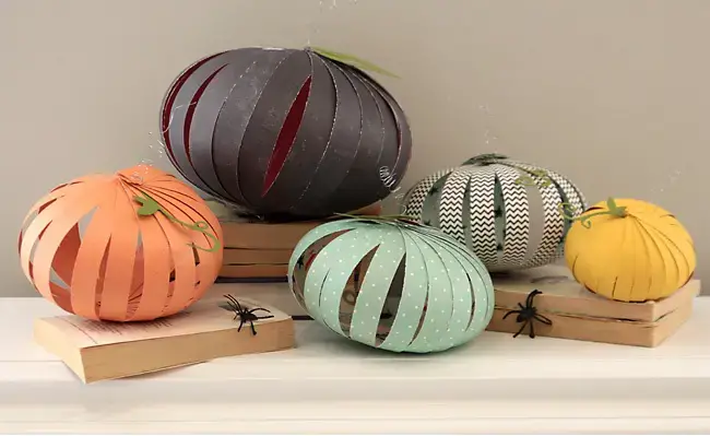 Paper Pumpkin Craft