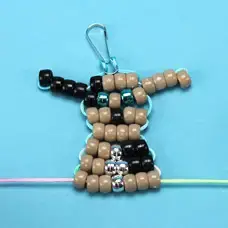 Pet Animal Beaded Key Chain