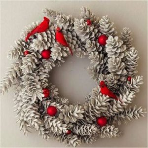 Pinecone Wreath Design