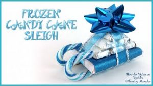 Frozen Candy Cane Sleigh