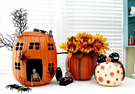 15 DIYs to Make Styrofoam Pumpkins | Craft Ideas