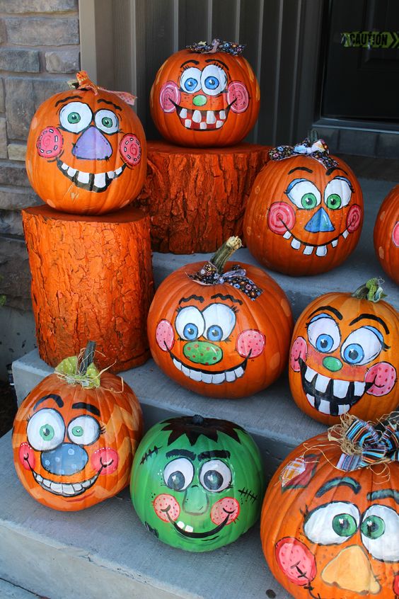 30 Pumpkin Painting Designs Painted Pumpkins For Halloween