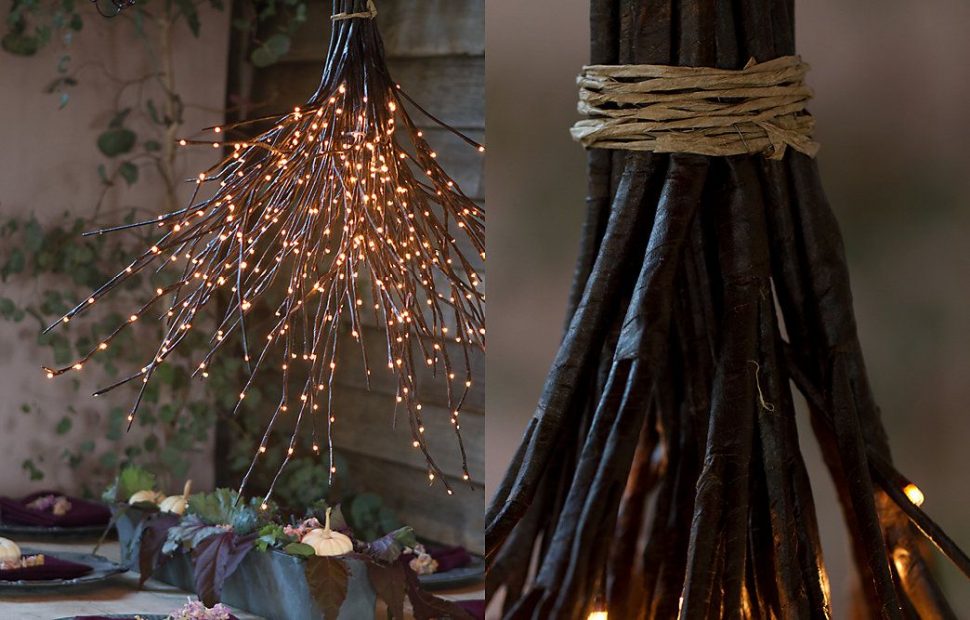 8 DIY Twig Chandelier Ideas Ideas for DIY