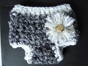 Crochet Floral Diaper Cover