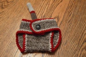Crochet Monkey Diaper Cover