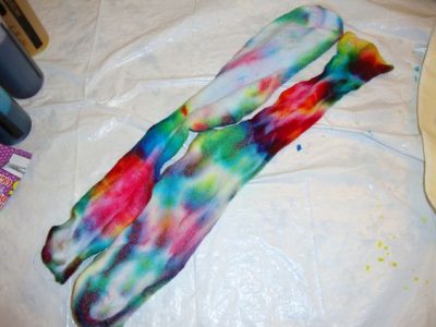 Tie Dye Socks Craft