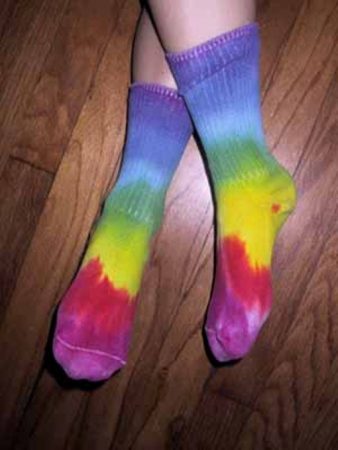 Tie Dye Socks Project