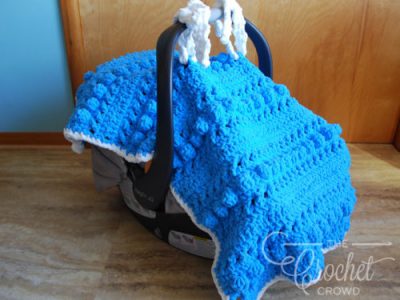 Crochet Car Seat Cover