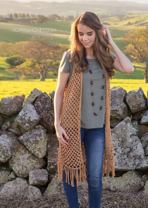 30 Crochet Vest Patterns [Free PDF] | Ideas for DIY