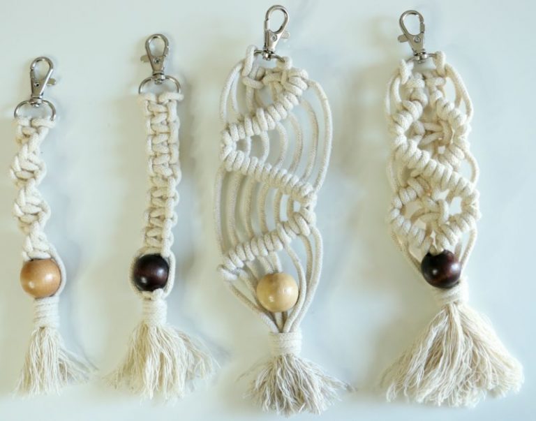 25 DIY Macramé Keychains with Instructions Ideas for DIY