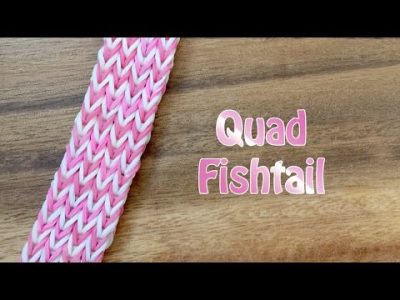 Quadruple Fish Tail Bracelet Rainbow Loom