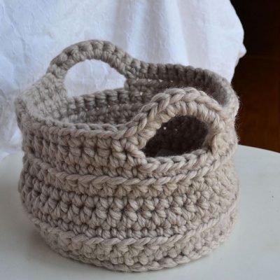 Chunky Crochet Basket Pattern