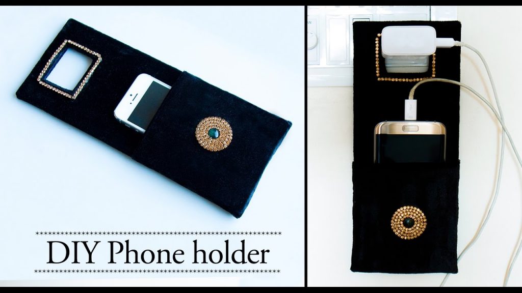 15 DIY Phone Charger Holder Ideas Ideas for DIY