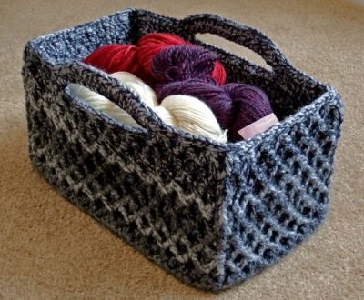 Large Crochet Basket Patterns