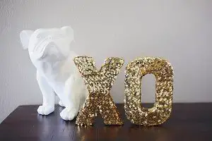 3D Paper Mache Letters