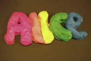 Cheap Paper Mache Letter Design