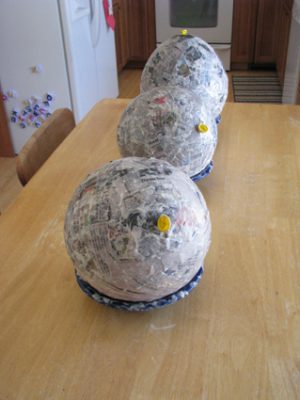DIY Paper Mache Dinosaur Eggs