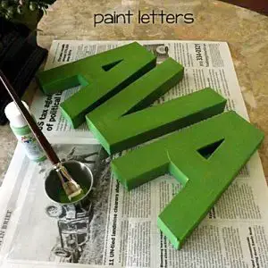 How to Make Paper Mache Letters