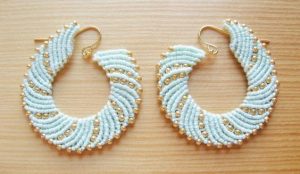Macrame Swirl Earrings