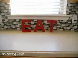 Small Paper Mache Letters