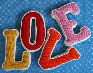 Crochet 3D Letters