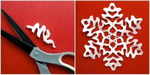 Easy Origami Snowflake Design