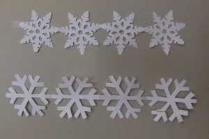 Paper Chain Snowflakes