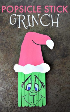 Popsicle Stick Grinch