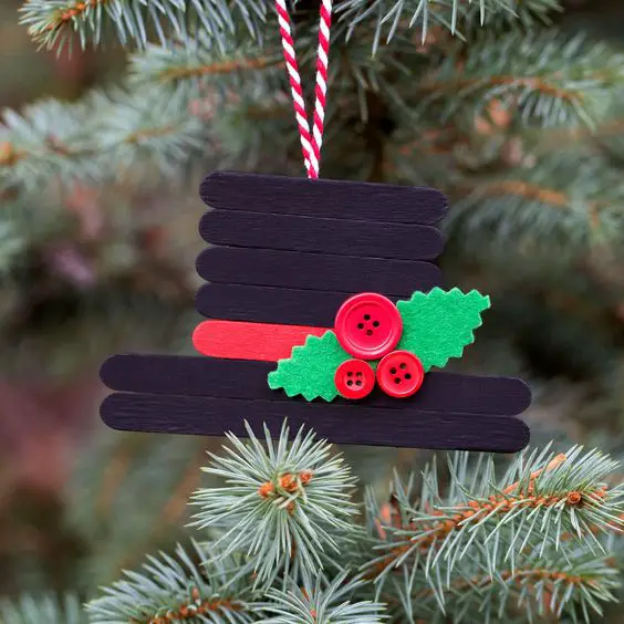 32 DIY to Make Popsicle Stick Christmas Ornaments Crafts