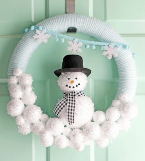 Snowman Wreath DIY