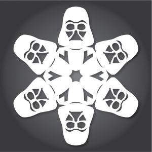 Star Wars Snowflake Cut Out