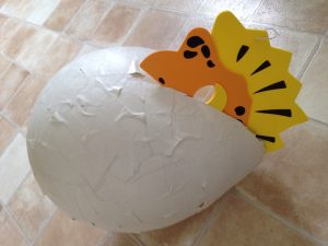 Dinosaur Egg Pinata DIY