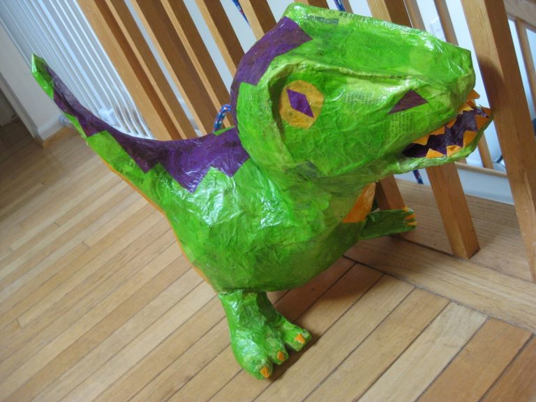 12+ Cute DIY Ways to Make a Dinosaur Pinata at Home