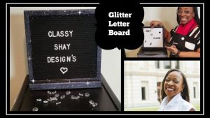DIY Double Sided Felt Letter Board