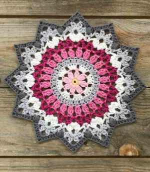 Crochet Mandala Placemat pattern